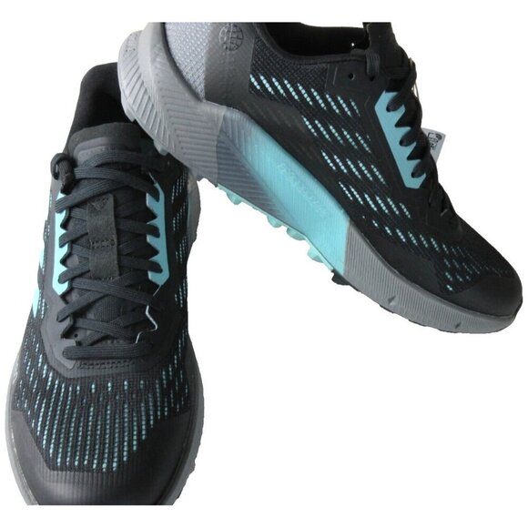 Adidas Women's Terrex Agravic Flow 2 Trail Running Shoes Black Blue Sizes NIB - Picture 4 of 5